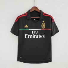 AC Milan 11/12 Third Black Soccer Jersey